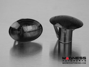 FIAT 500 Front Side Markers - set of 2 - Crystal Black Finish